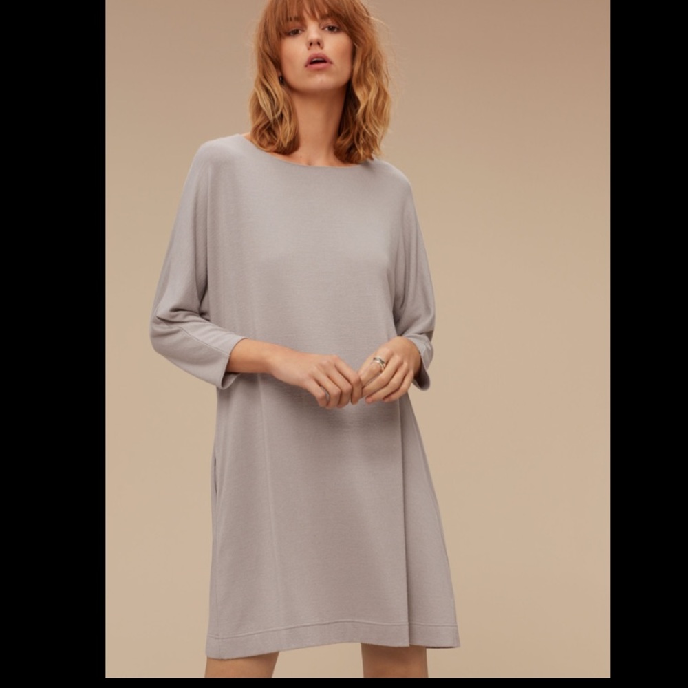 WILFRED FREE COBER DRESS - ASHEN